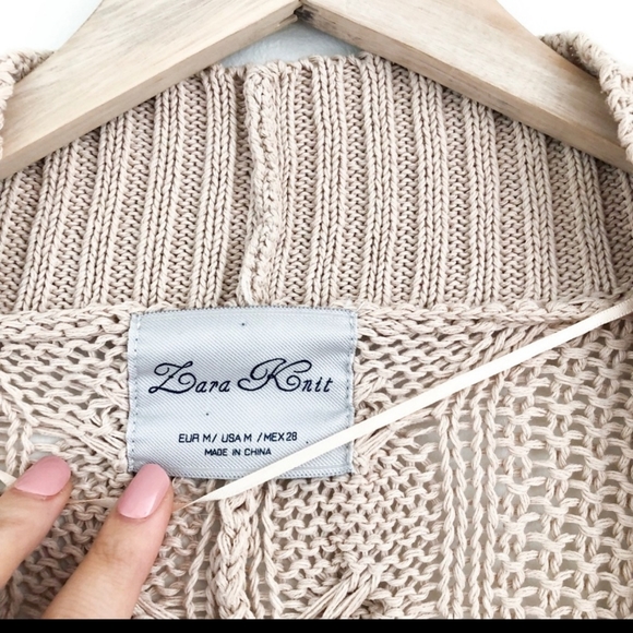 Zara Cable Knit Cardigan - Picture 4 of 5